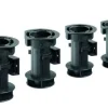 Hettich Sockelverstellfuß-Set Kunststoff 25 x 100-120 mm schwarz