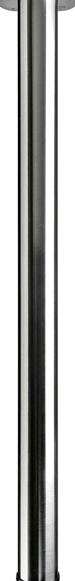 Hettich Theken- und Stehtischbein 7,5 x 110 - 113 cm Edelstahl-Optik