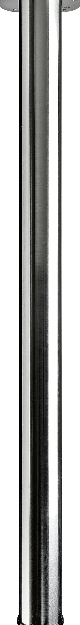 Hettich Theken- und Stehtischbein 7,5 x 110 - 113 cm Edelstahl-Optik