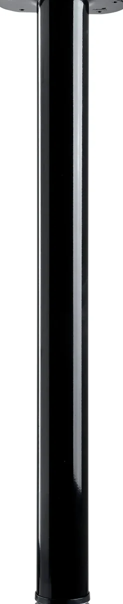 Hettich Tischbein 6,0 x 70 - 73 cm Stahl schwarz - 1 Stück