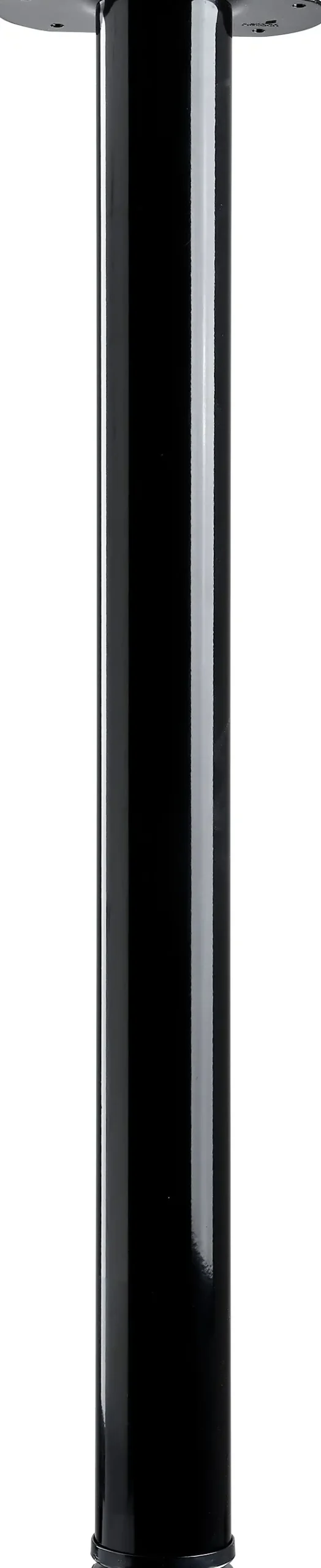 Hettich Tischbein 6,0 x 70 - 73 cm Stahl schwarz - 1 Stück