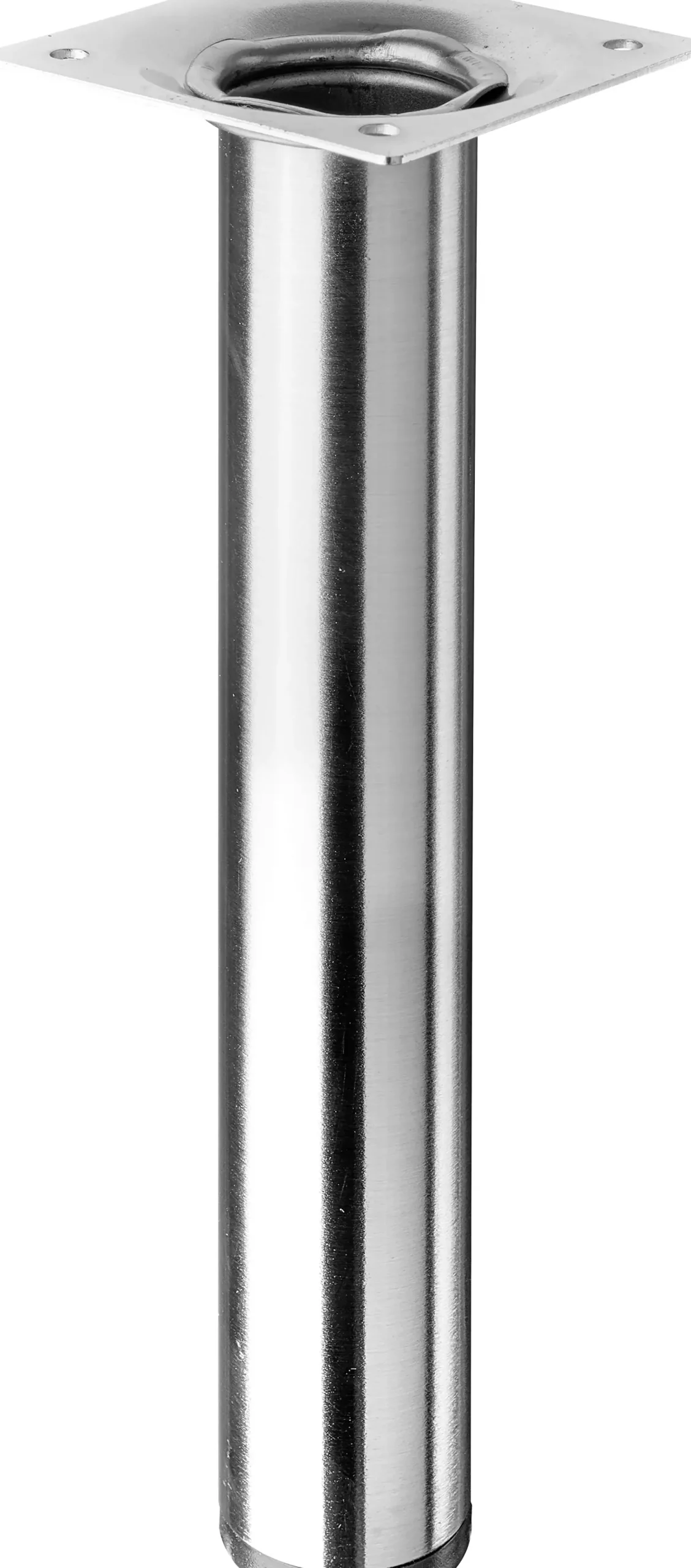 Hettich Tischbein 3,0 x 20 cm Stahl Edelstahl-Optik - 1 Stück