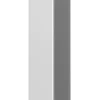 Hettich Tischbein 2,5 x 40 cm Aluminium-Optik - 1 Stück