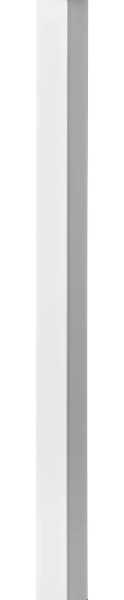 Hettich Tischbein 40 x 2,5 x 2,5 cm Stahl weiß - 1 Stück