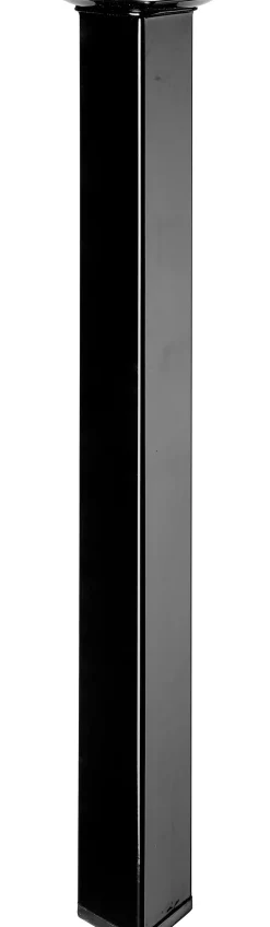Hettich Tischbein 30 x 2,5 x 2,5 cm Stahl schwarz - 1 Stück