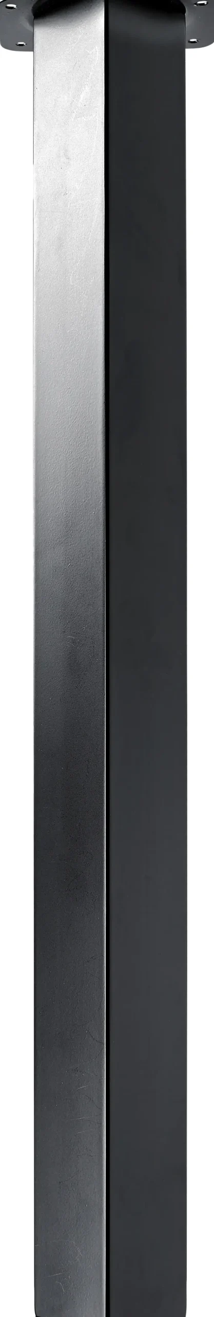 Hettich Tischbein Arba 6,0 x 71 cm Stahl schwarz - 1 Stück