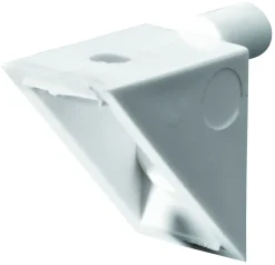 Hettich Winkelbodenträger Kunststoff, weiß, Ø5mm, 1 Stück