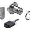 Hettich Zylinder-Klappenschloss Zylinder Ø 18 mm mit Flansch 17-23 mm