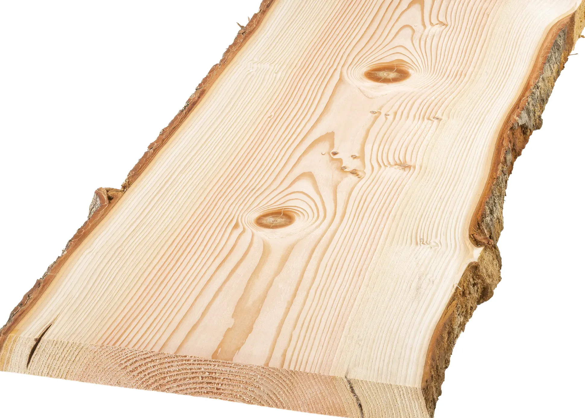 Holzbrett Massivholz Douglasie unbesäumt 200 x 27 cm 30 mm