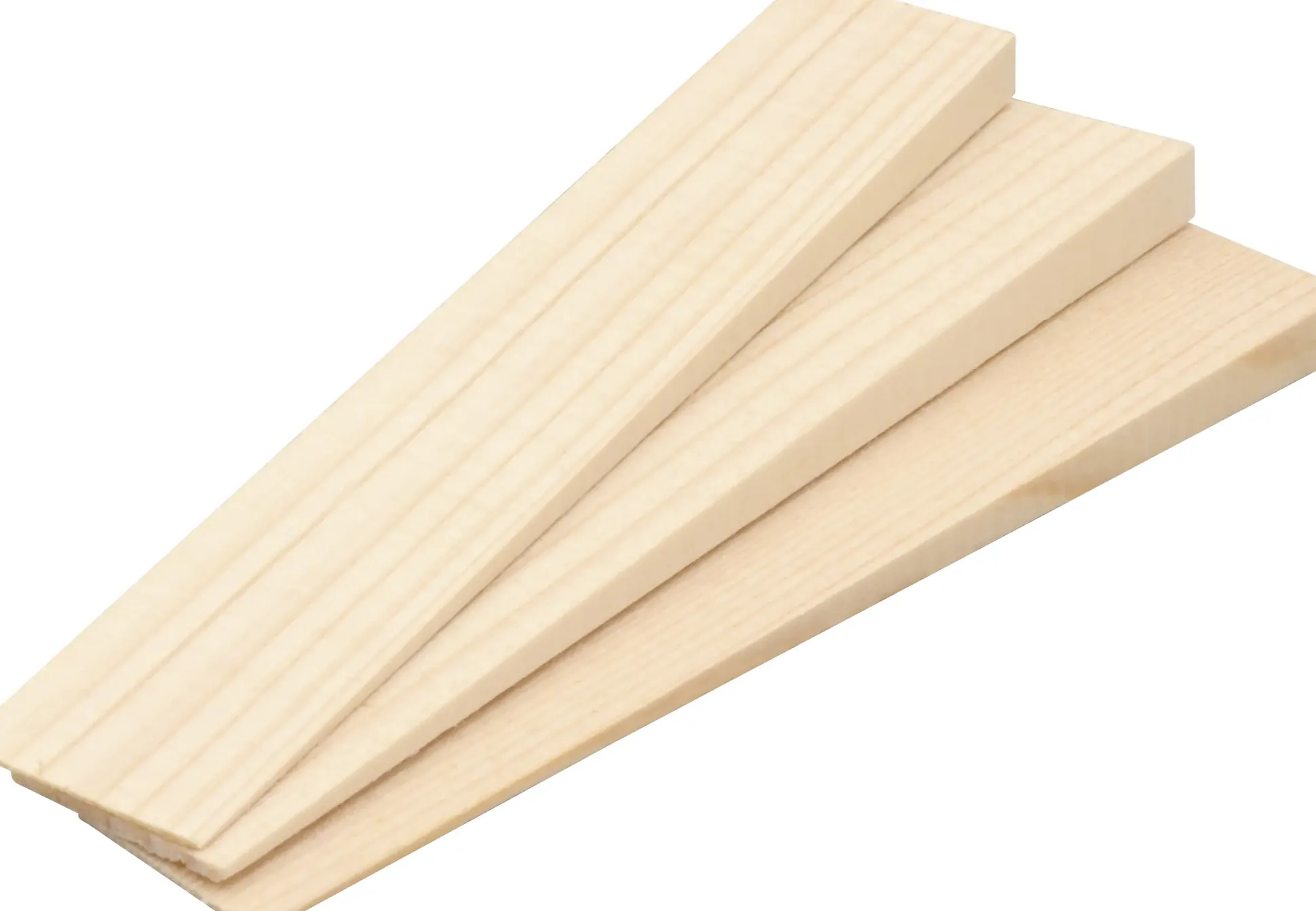 Holzkeile 14 x 2,3 x 1,0 cm Fichte - 12 Stück