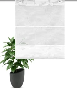 Home Wohnideen Magnetrollo Bambus 210 x 70 cm weiß