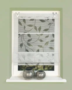 Home Wohnideen Magnetrollo Bambus 130 x 45 cm grau