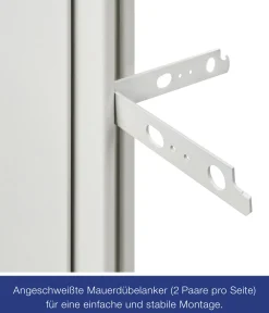 Hörmann Brandschutzklappe T30-H8-5 verzinkt 87,5 x 125 cm Links/Rechts