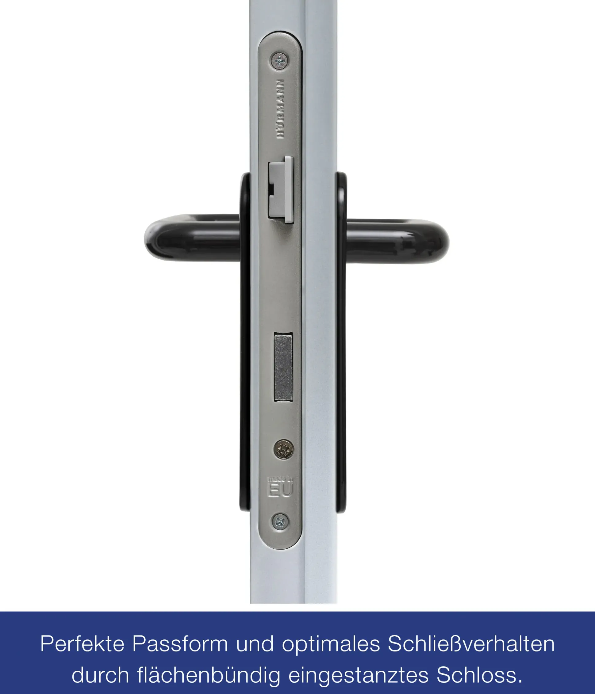 Hörmann Innentür ZK mit Lichtausschnitt inkl. Drückergarnitur verzinkt 100 x 200 cm DIN rechts