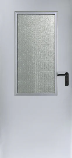 Hörmann Innentür ZK mit Lichtausschnitt inkl. Drückergarnitur verzinkt 87,5 x 200 cm DIN links