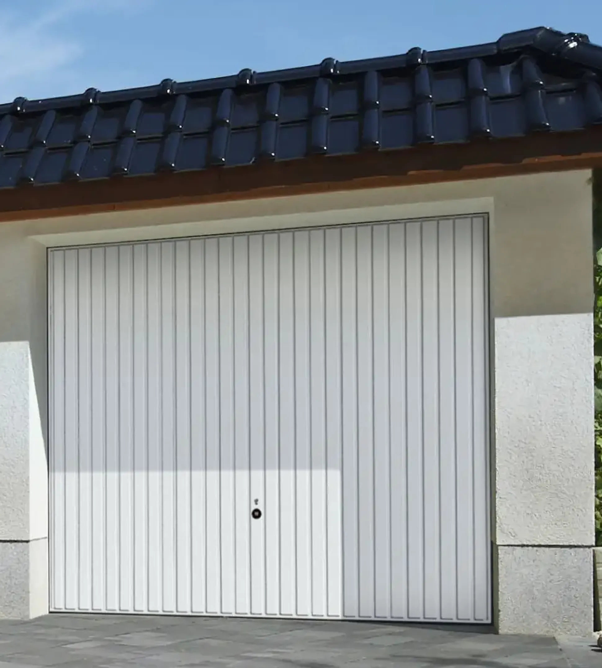 Hörmann Schwingtor Pearl verkehrsweiß 250 x 212,5 cm Motiv 902