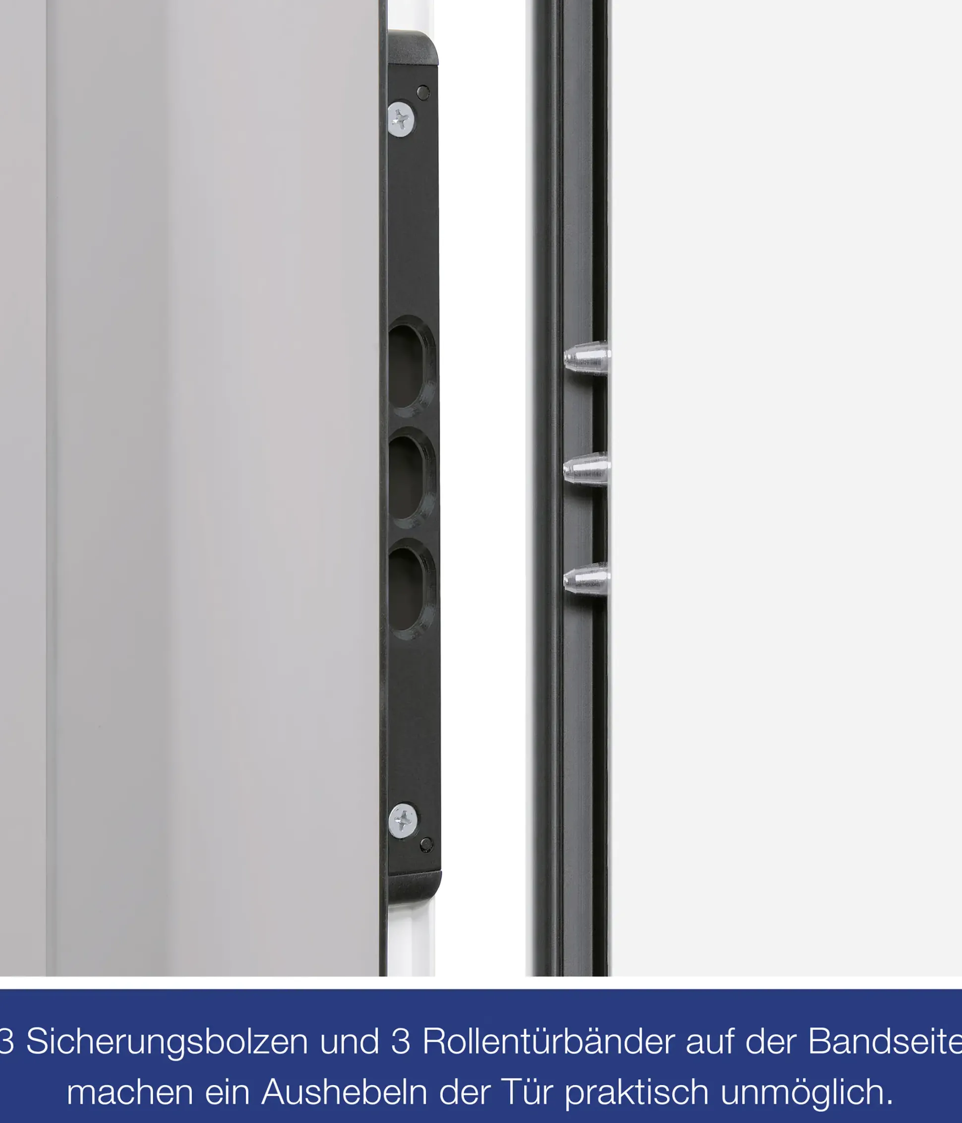 Hörmann Sicherheitstür KSI Thermo46 RC2 weiß 100 x 210 cm Rechts