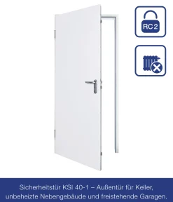 Hörmann Sicherheitstür KSI 40 RC2 100 x 200 cm Links