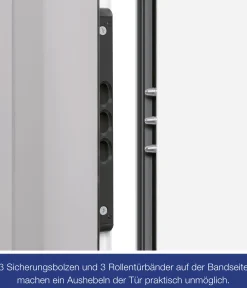 Hörmann Sicherheitstür KSI Thermo46 RC2 weiß 100 x 200 cm Links