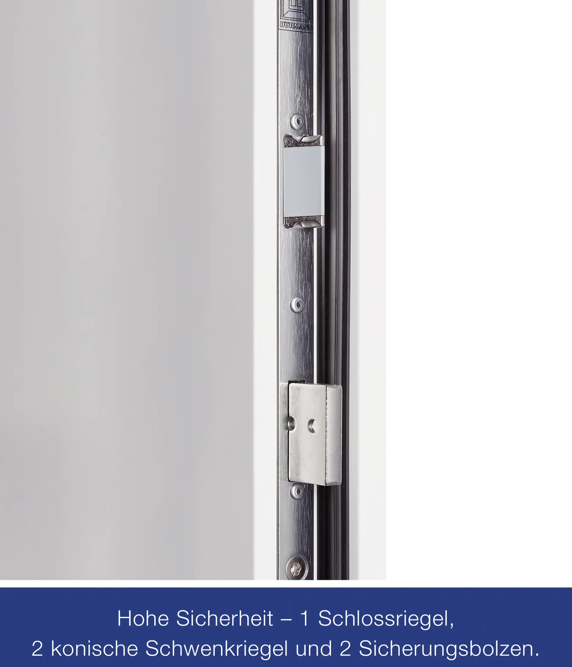 Hörmann Sicherheitstür KSI Thermo46 RC2 weiß 100 x 210 cm Links