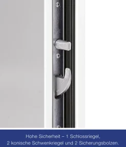 Hörmann Sicherheitstür KSI Thermo46 RC2 weiß 100 x 210 cm Links