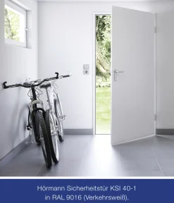 Hörmann Sicherheitstür KSI 40 RC2 verkehrsweiß 75 x 187,5 cm DIN rechts