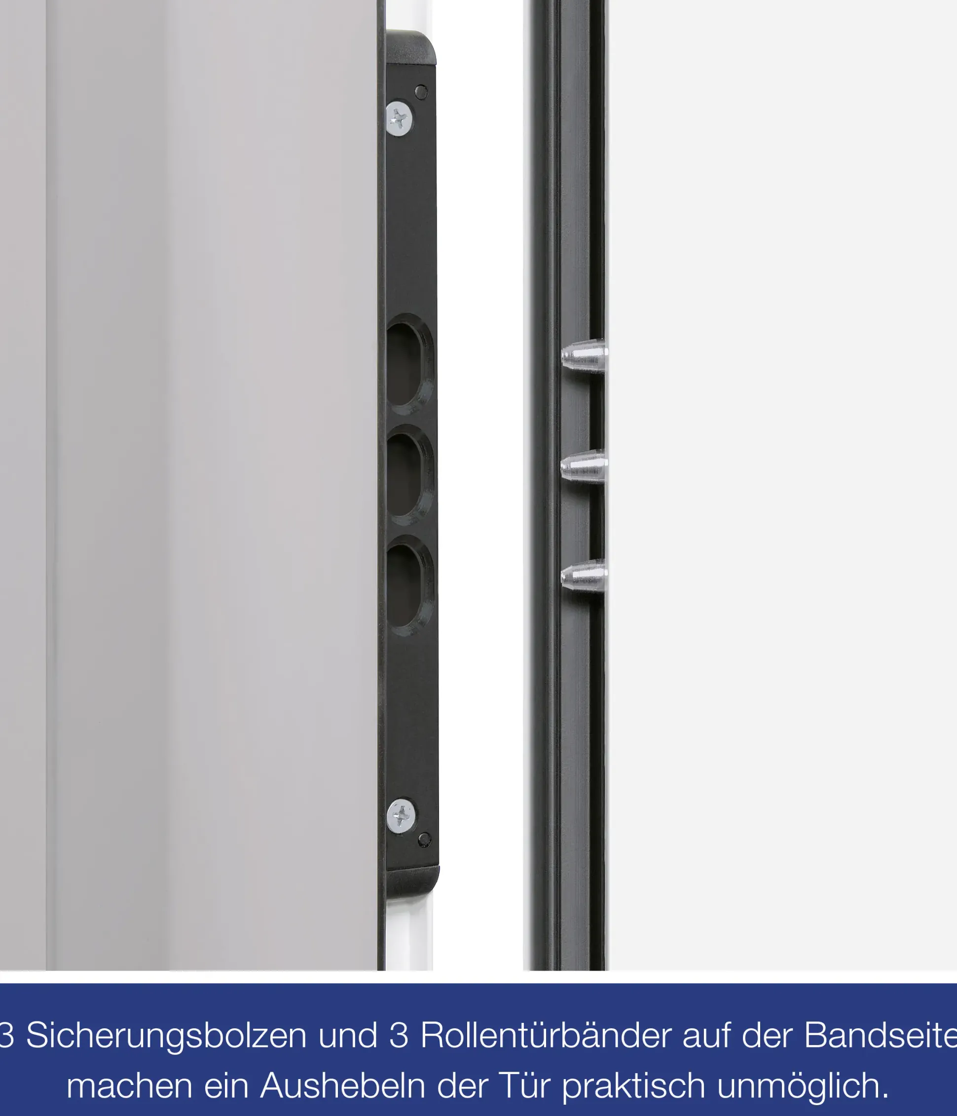 Hörmann Sicherheitstür KSI Thermo46 RC2 weiß 100 x 212,5 cm Links