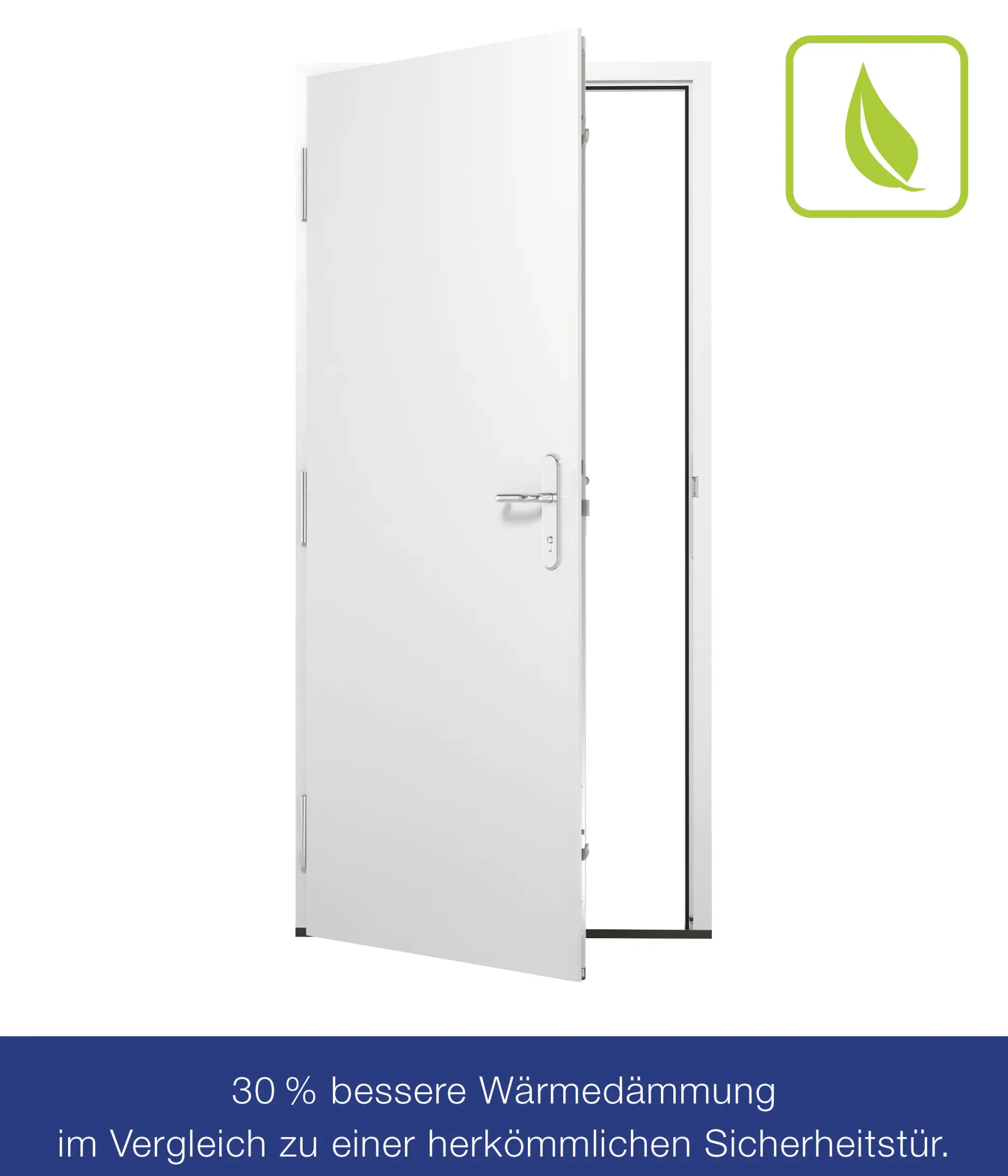 Hörmann Sicherheitstür KSI Thermo46 RC2 weiß 100 x 212,5 cm Links