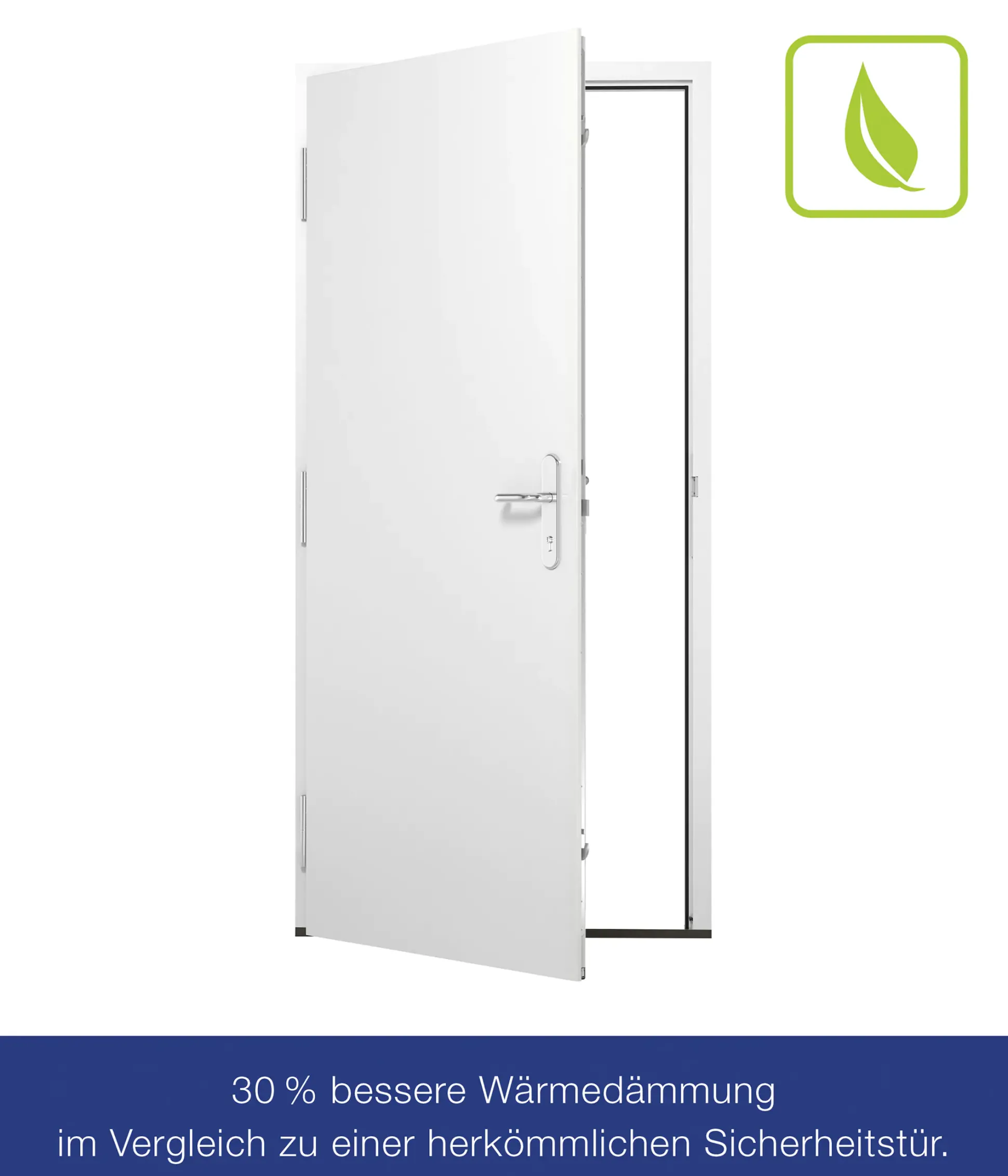 Hörmann Sicherheitstür KSI Thermo46 RC2 weiß 87,5 x 200 cm Links