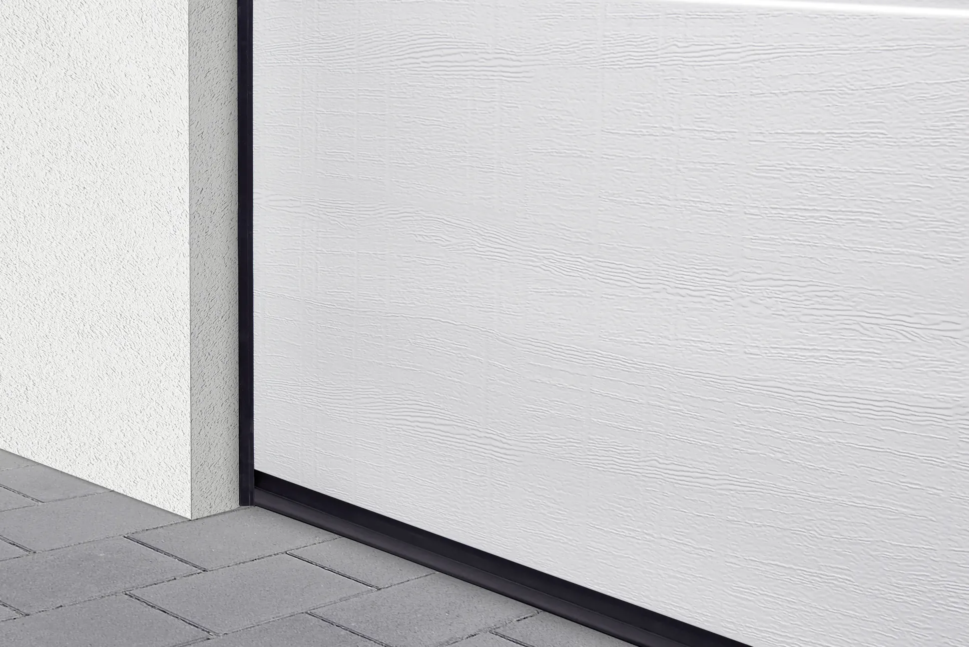 IsoMatic Garagen-Sektionaltor 250 x 212,5 cm reinweiss Inkl. Torantrieb
