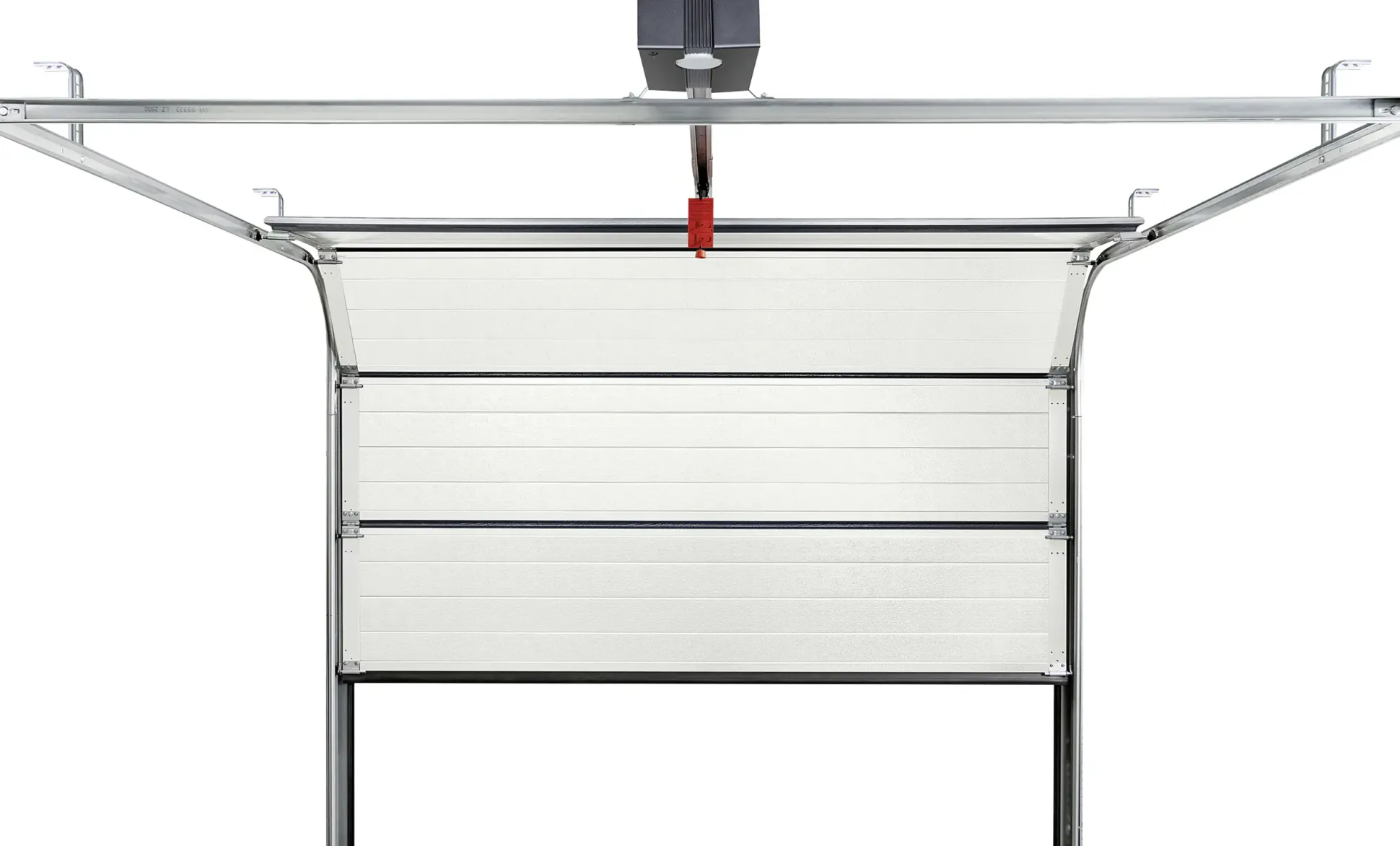 IsoMatic Garagen-Sektionaltor 250 x 212,5 cm reinweiss Inkl. Torantrieb