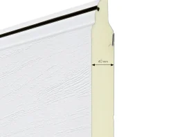 IsoMatic Garagen-Sektionaltor 250 x 212,5 cm reinweiss Inkl. Torantrieb