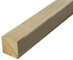 Kantholzpfosten 200 cm, 70 x 70 mm, kesseldruckimprägniert