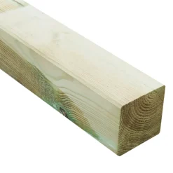 Kantholzpfosten 200 cm, 90 x 90 mm, kesseldruckimprägniert
