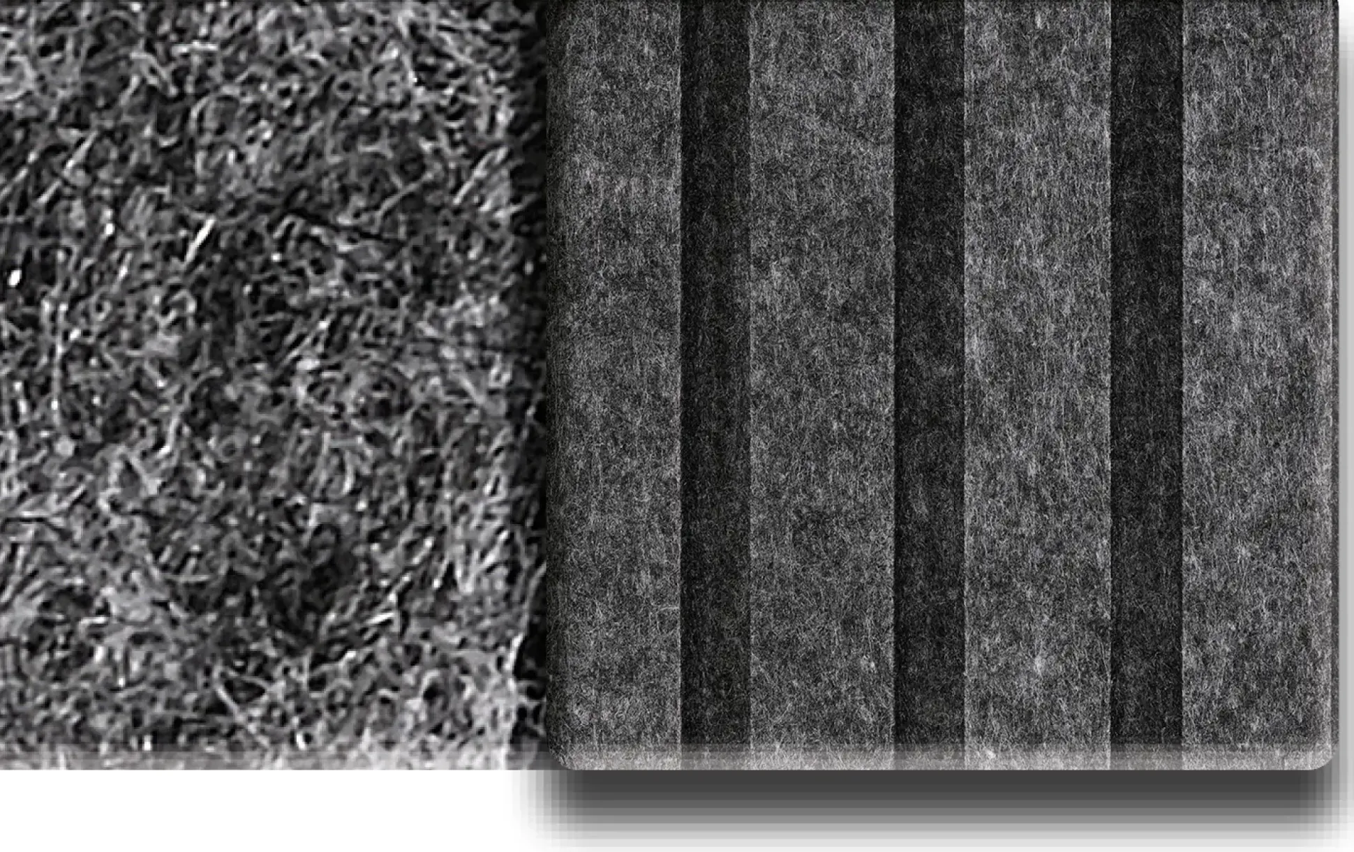 Kosche Akustikpaneel 240 x 56 x 1,8 cm dunkelgrau