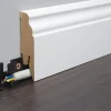 Kronoflooring Fußleiste 260 cm 70 x 17 mm Uni weiß profiliert