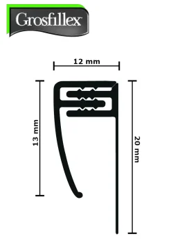 Kunststoff Abschlussprofil weiß klippbar 260 cm