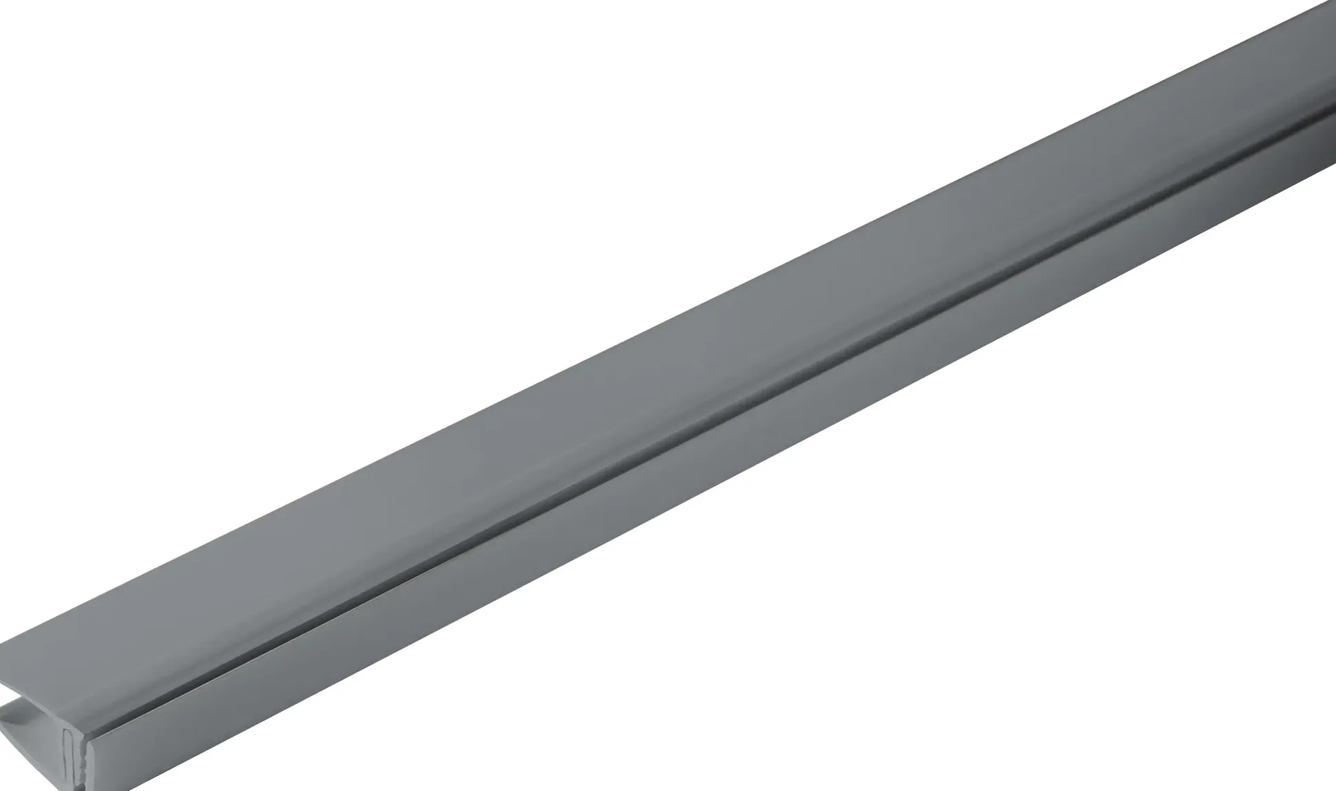Kunststoff Abschlussprofil Cold grey klippbar 260 cm