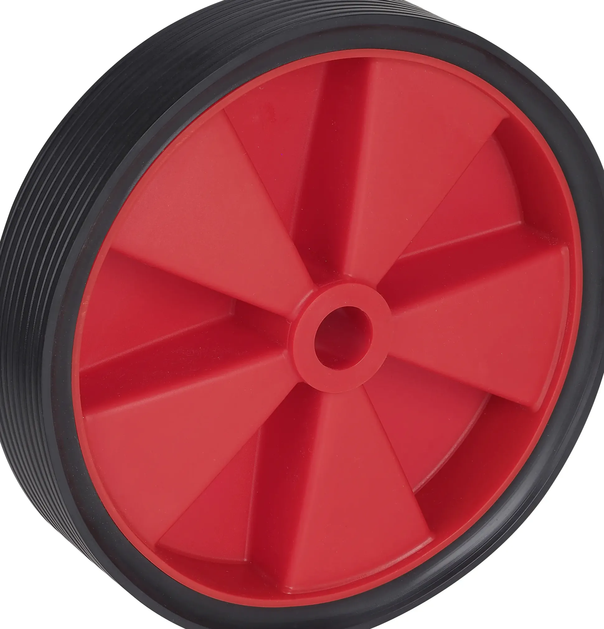 Kunststoff Rad 200 x 42 mm Tragkr. 60 kg rot