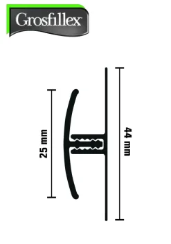 Kunststoff Verbindungsprofil weiß, 260 cm