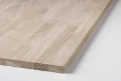 Leimholzplatte Eiche natur 80 x 60 cm 18 mm