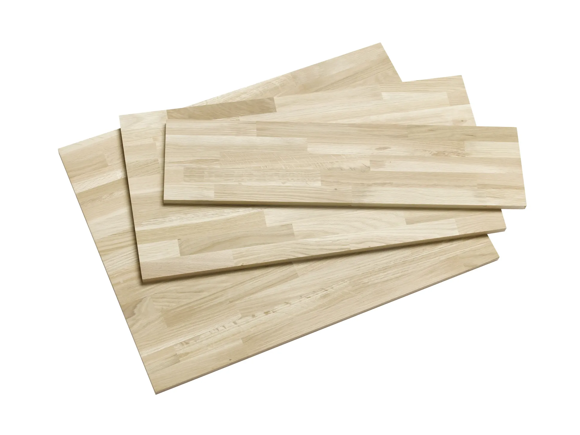 Leimholzplatte Eiche natur 200 x 20 cm 18 mm