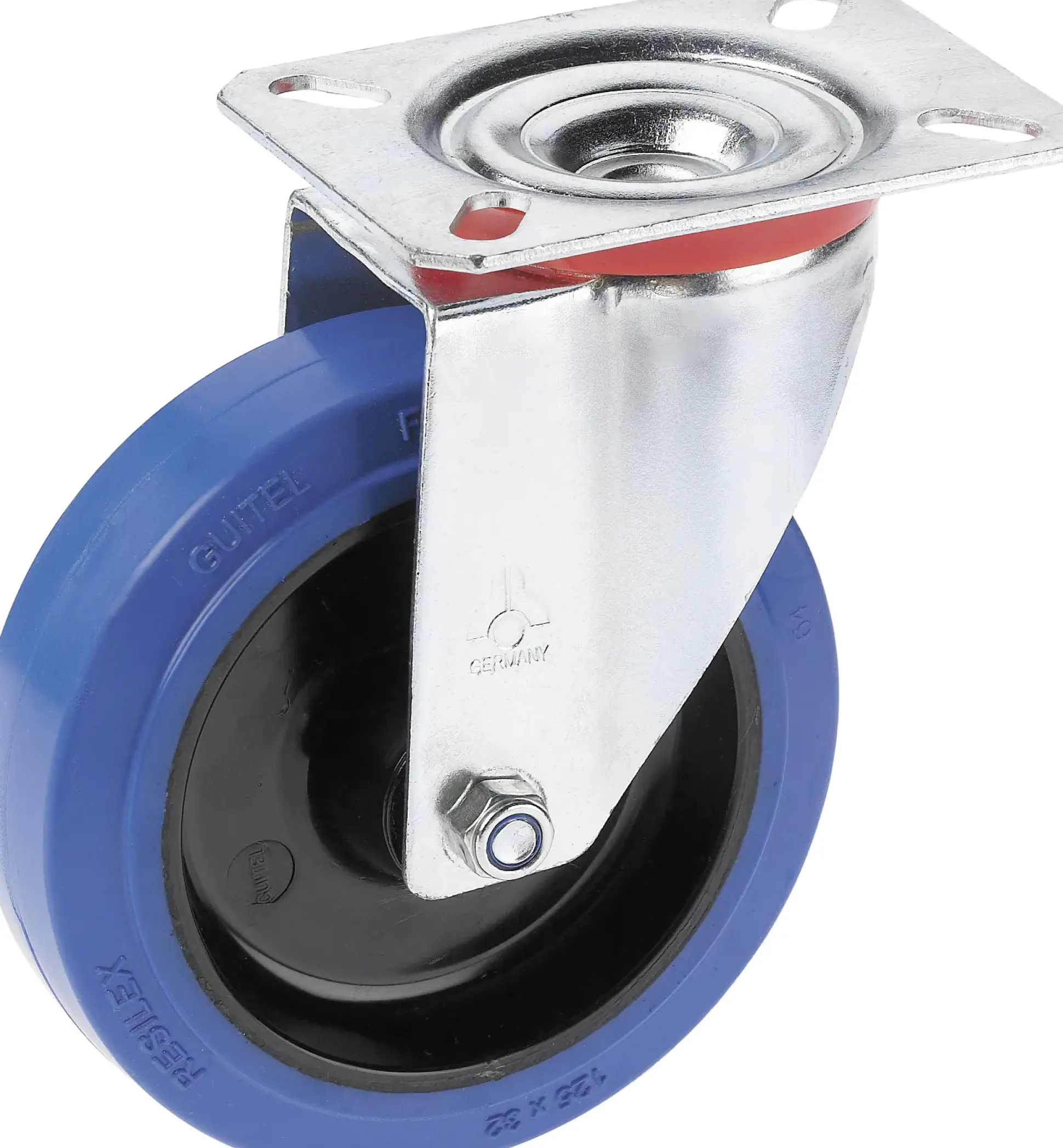 Lenkrolle mit Platte 100 x 36 mm, Tragkr. 150 kg