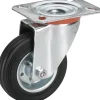 Lenkrolle mit Platte 80 x 25 mm, Tragkr. 50 kg