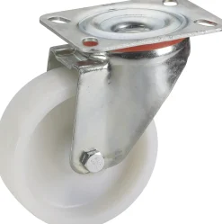Lenkrolle mit Platte 100 x 35 mm, Tragkr. 150 kg
