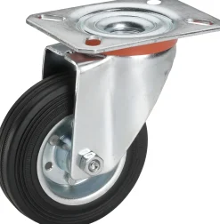 Lenkrolle mit Platte 200 x 50 mm, Tragkr. 210 kg