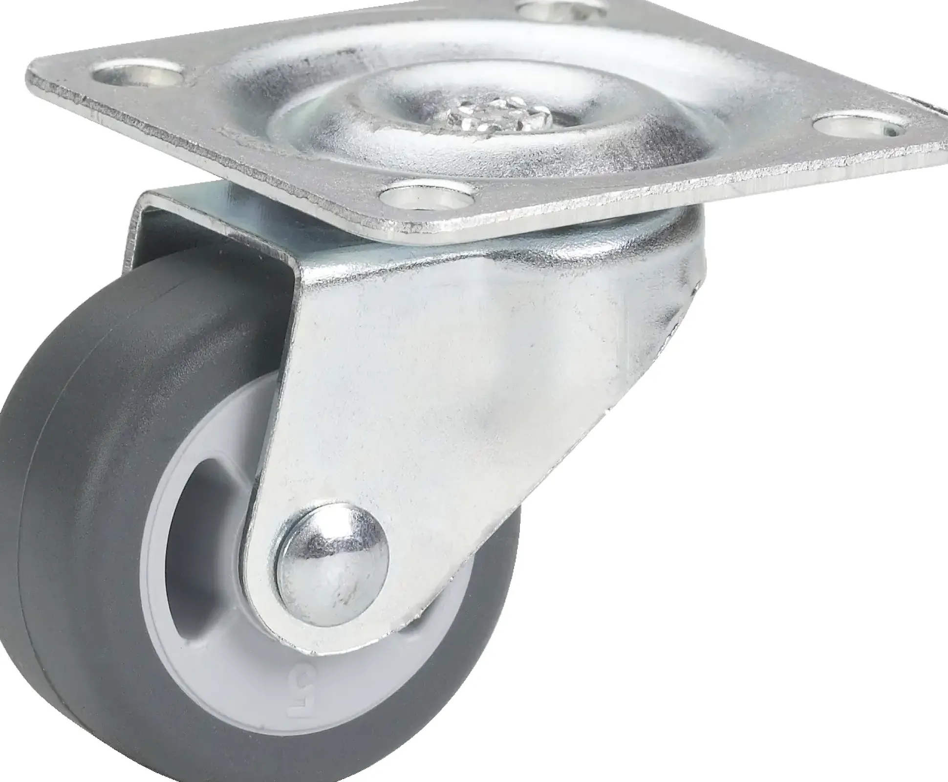 Lenkrolle mit Platte 30 x 14 mm, Tragkr. 20 kg