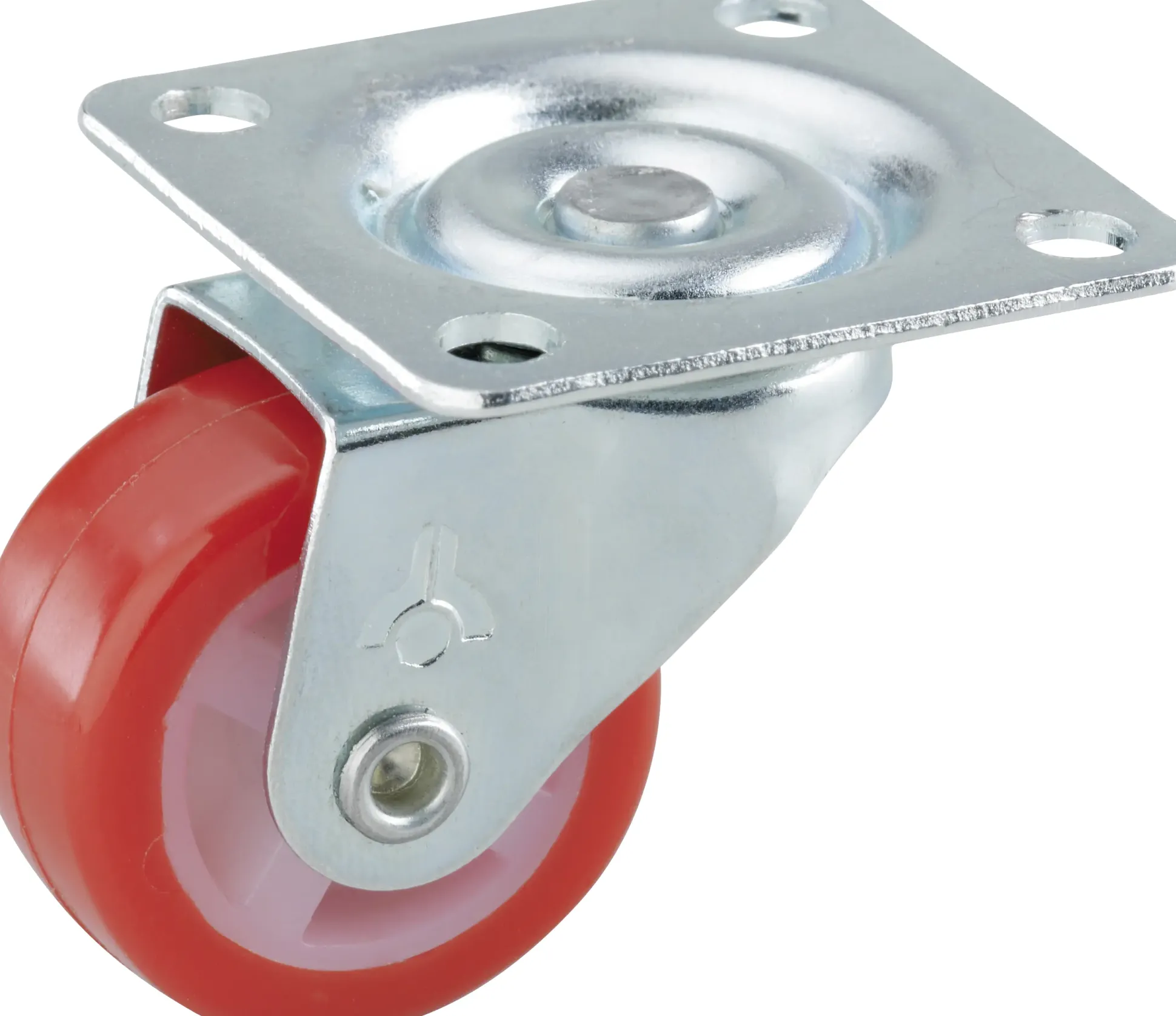 Lenkrolle mit Platte 30 x 14 mm, Tragkr. 20 kg