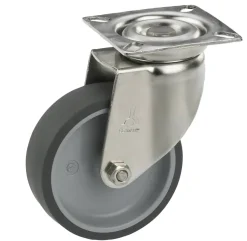 Lenkrolle mit Platte 50 x 18 mm, Tragkr. 40 kg
