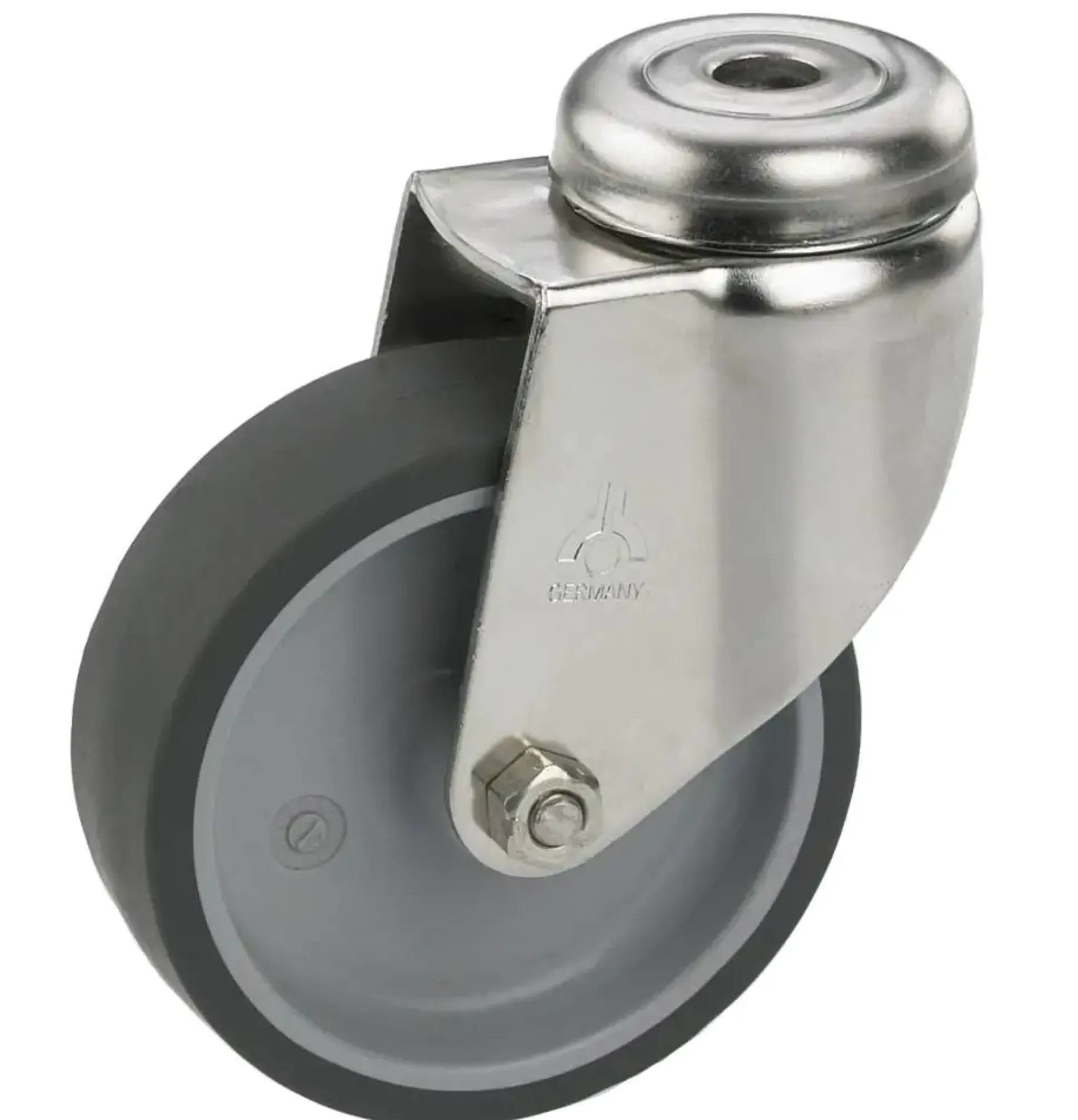 Lenkrolle mit Rückenloch 50 x 18 mm, Tragkr. 40 kg